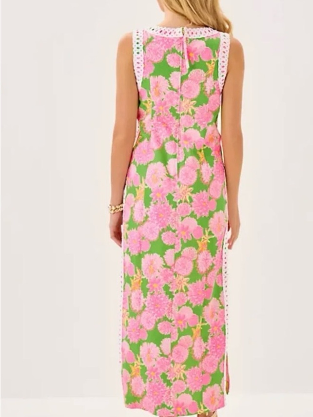 NWT Lilly Pulitzer Sadie Romper Pink & Green Floral size 2. Classy chic - Picture 7 of 11
